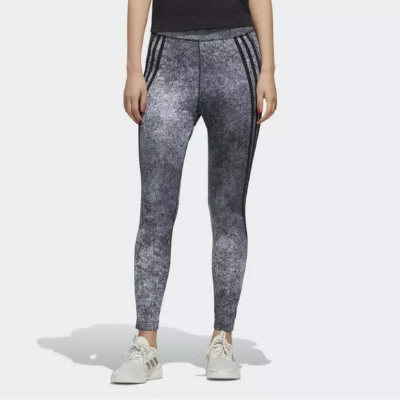 Adidas Women's FEEL BRILLIANT 7/8 Leggings Climalite High Rise Activewear Sz Med - Picture 1 of 7